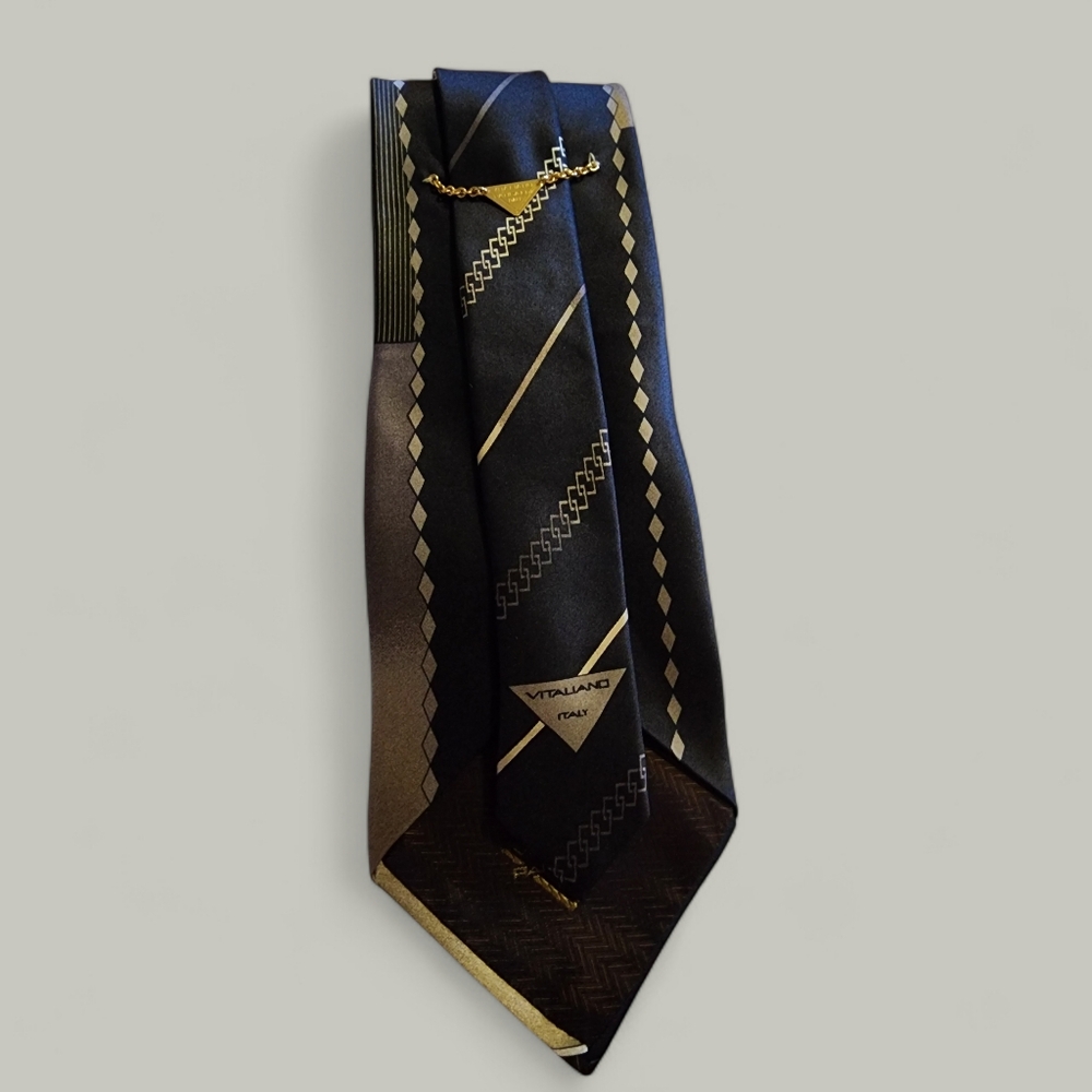 VITALIANO PANCALDI SILK TIE
